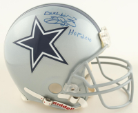Emmitt Smith Signed Cowboys Full-Size Authentic On-Field Helmet Inscribed "HOF 2010" & "Best Wishes" (JSA) at PristineAuction.com