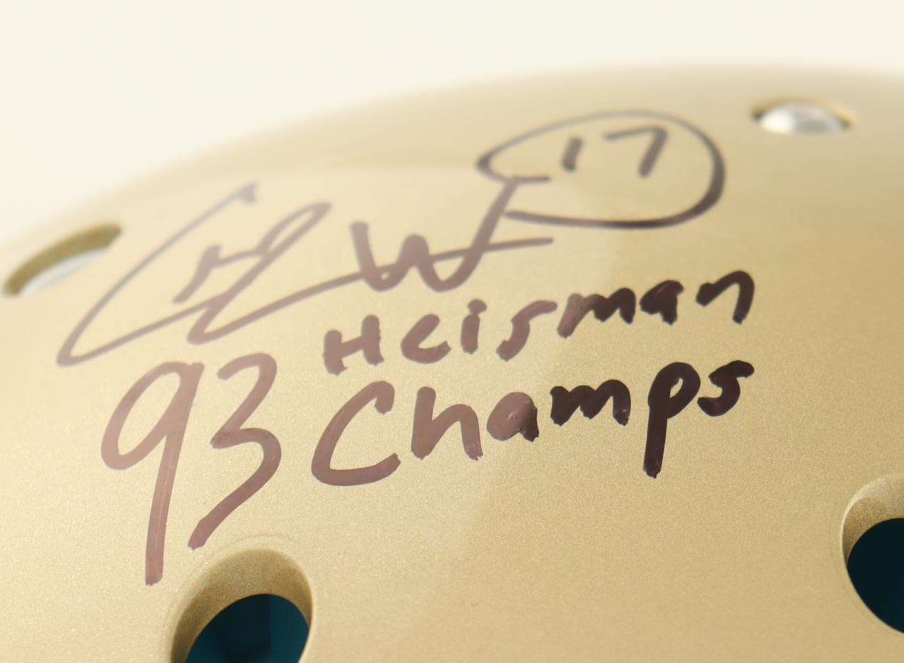 Charlie Ward Signed Florida State Seminoles Full-Size Authentic On-Field Helmet Inscribed "93 Heisman Champs" & "93 All American" & "93 Maxwell Winner" & "'06 CHOF" (PSA) at PristineAuction.com Charlie Ward Signed Florida State Seminoles Full-Size Authentic On-Field Helmet Inscribed "93 Heisman Champs" & "93 All American" & "93 Maxwell Winner" & "'06 CHOF" (PSA) at PristineAuction.com