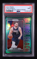 Luka Doncic 2024-25 Panini Prizm Global Reach Prizms Green #8 (PSA 9) at PristineAuction.com