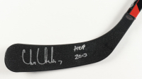Chris Chelios Signed Blackhawks Hockey Stick Inscribed "HOF 2013" (Schwartz) at PristineAuction.com