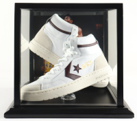 Magic Johnson Signed Set of (2) Converse All-Star Basketball Shoes with Display Case (Beckett) at PristineAuction.com