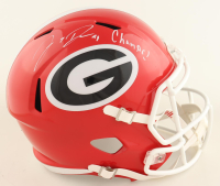 Jordan Davis Signed Georgia Bulldogs Full-Size Speed Helmet Inscribed "Champs!" (Beckett) at PristineAuction.com