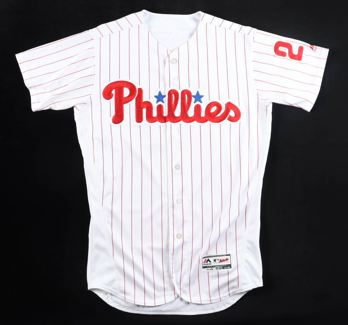 Roman Quinn Signed Game-Used Phillies Majestic Authentic Jersey (MLB) at PristineAuction.com Roman Quinn Signed Game-Used Phillies Majestic Authentic Jersey (MLB) at PristineAuction.com