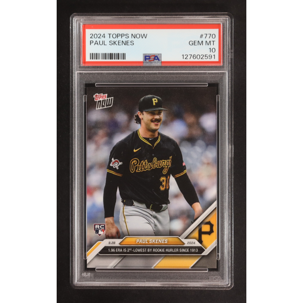 Paul Skenes 2024 Topps Now #770 RC (PSA 10) at PristineAuction.com