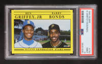 Barry Bonds / Ken Griffey Jr. 1991 Fleer #710 (PSA 9) at PristineAuction.com