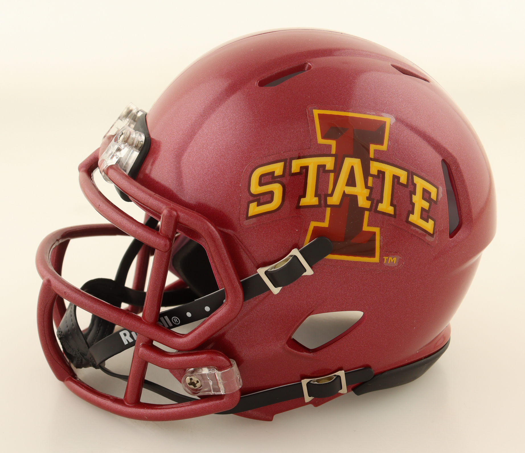 Rocco Becht Signed Iowa State Cyclones Speed Mini Helmet (Beckett) at PristineAuction.com Rocco Becht Signed Iowa State Cyclones Speed Mini Helmet (Beckett) at PristineAuction.com