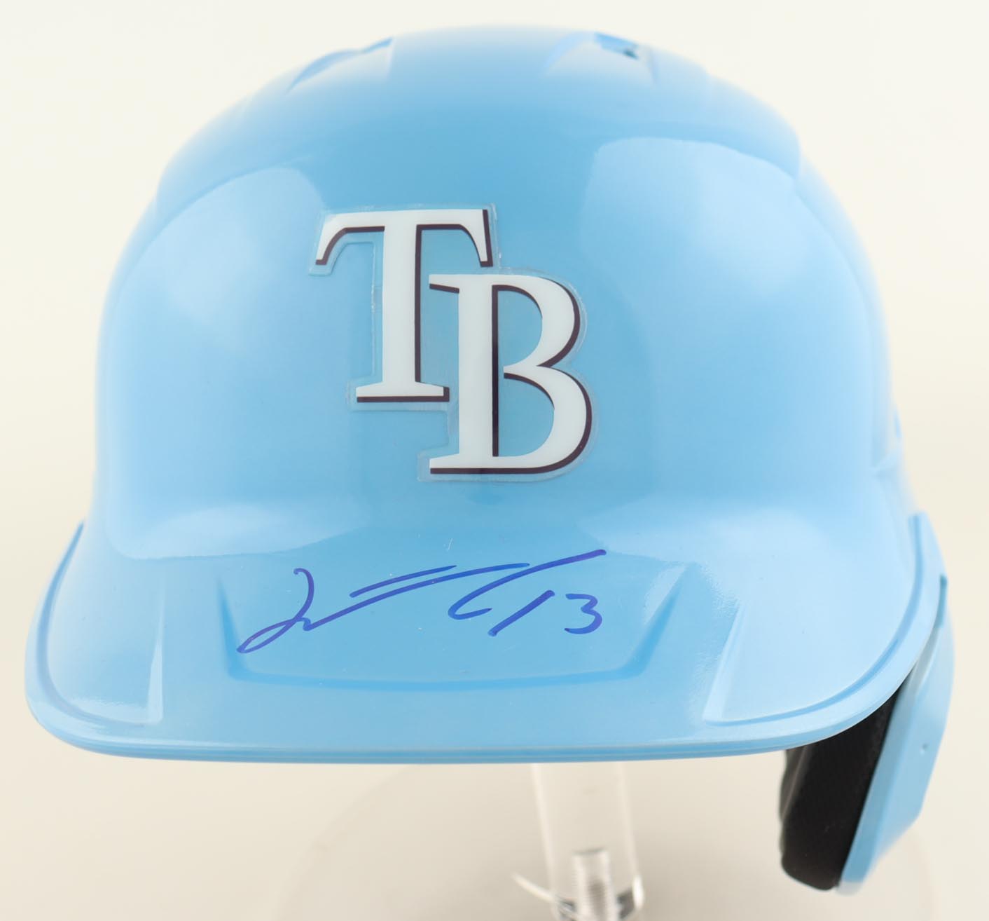 Junior Caminero Signed Rays Full-Size Batting Helmet (Beckett) at PristineAuction.com Junior Caminero Signed Rays Full-Size Batting Helmet (Beckett) at PristineAuction.com