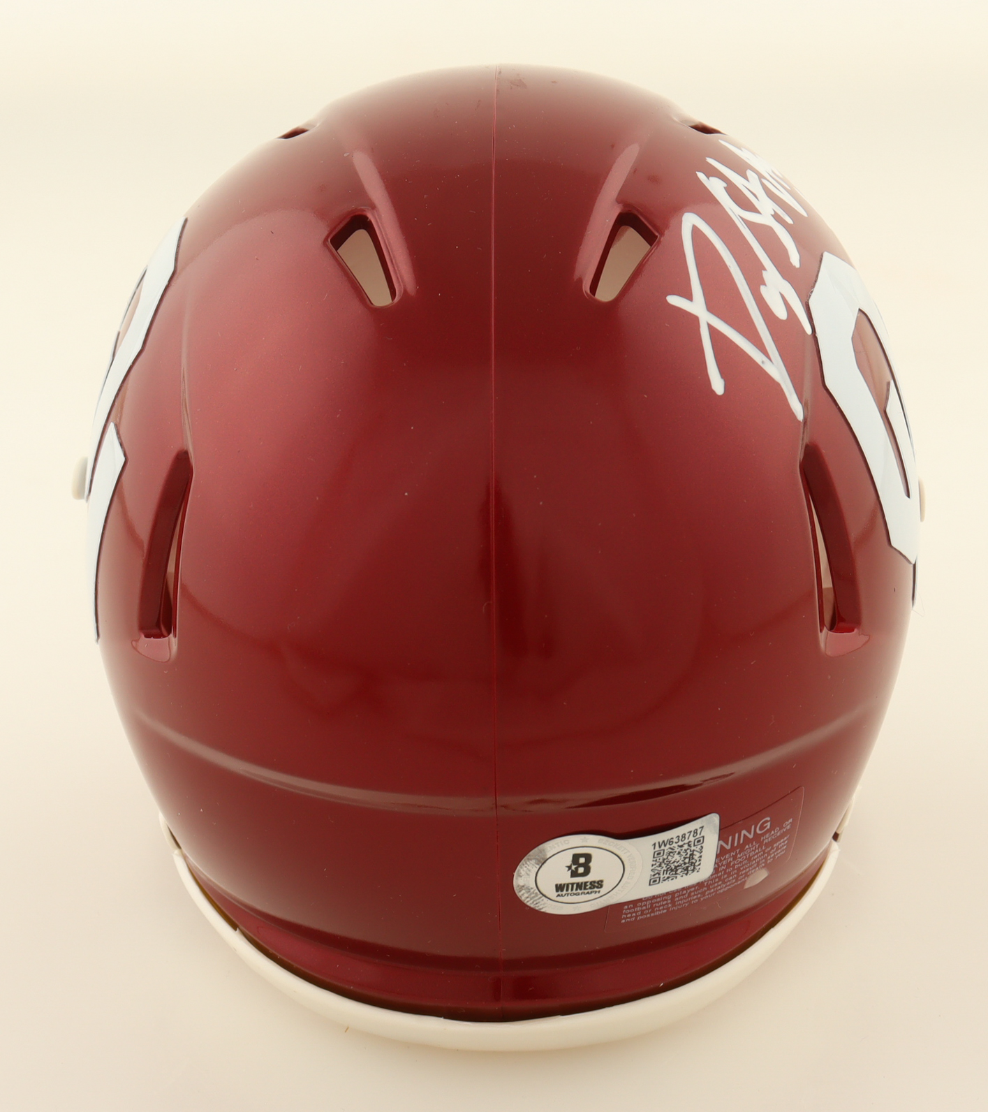 Danny Stutsman Signed Oklahoma Sooners Speed Mini Helmet (Beckett) at PristineAuction.com Danny Stutsman Signed Oklahoma Sooners Speed Mini Helmet (Beckett) at PristineAuction.com