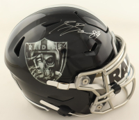 Brock Bowers Signed Raiders Mid-Size SpeedFlex Helmet With Visor (Beckett) at PristineAuction.com