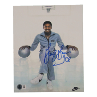 George Gervin Signed 8x10 Photo Inscribed "Ice" (Beckett) at PristineAuction.com