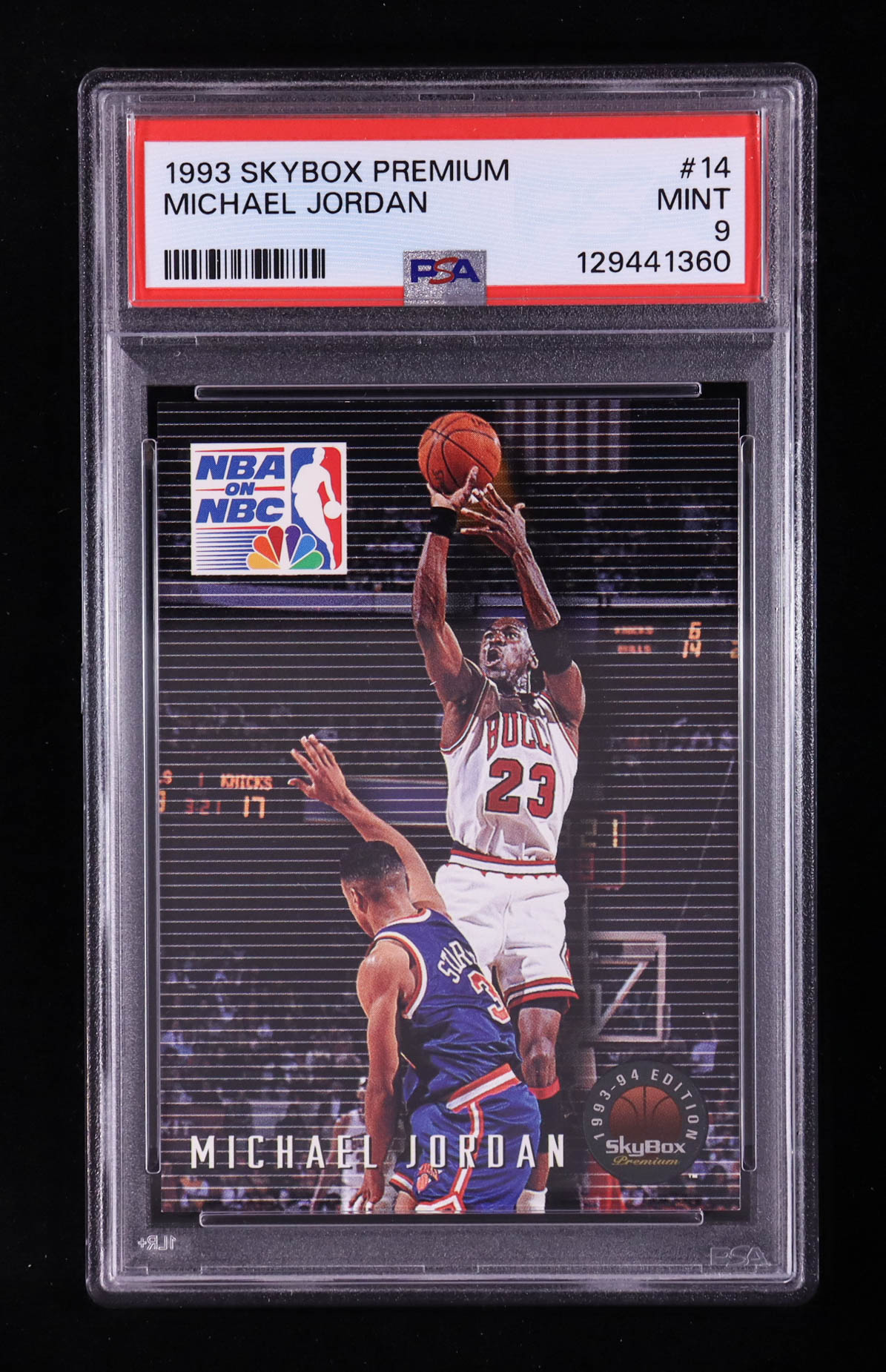 Michael Jordan 1993-94 SkyBox Premium #14 PO (PSA 9) at PristineAuction.com Michael Jordan 1993-94 SkyBox Premium #14 PO (PSA 9) at PristineAuction.com