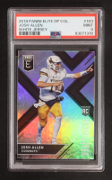 Josh Allen 2018 Elite Draft Picks #103B RC / White Jersey (PSA 9) at PristineAuction.com