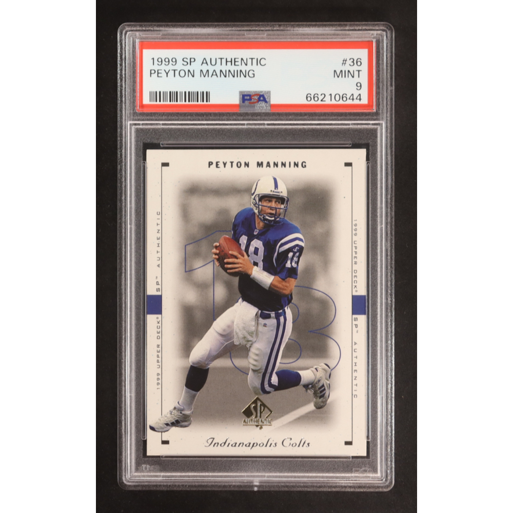 Peyton Manning 1999 SP Authentic #36 (PSA 9) at PristineAuction.com