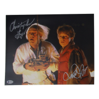 Michael J. Fox & Christopher Lloyd Signed "Back to the Future" 11x14 Photo (Beckett) at PristineAuction.com