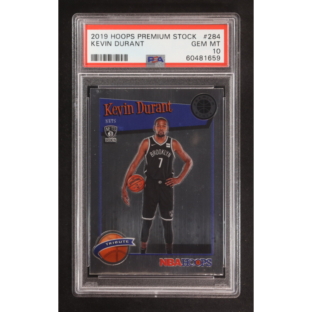 Kevin Durant 2019-20 Hoops Premium Stock #284 (PSA 10) at PristineAuction.com