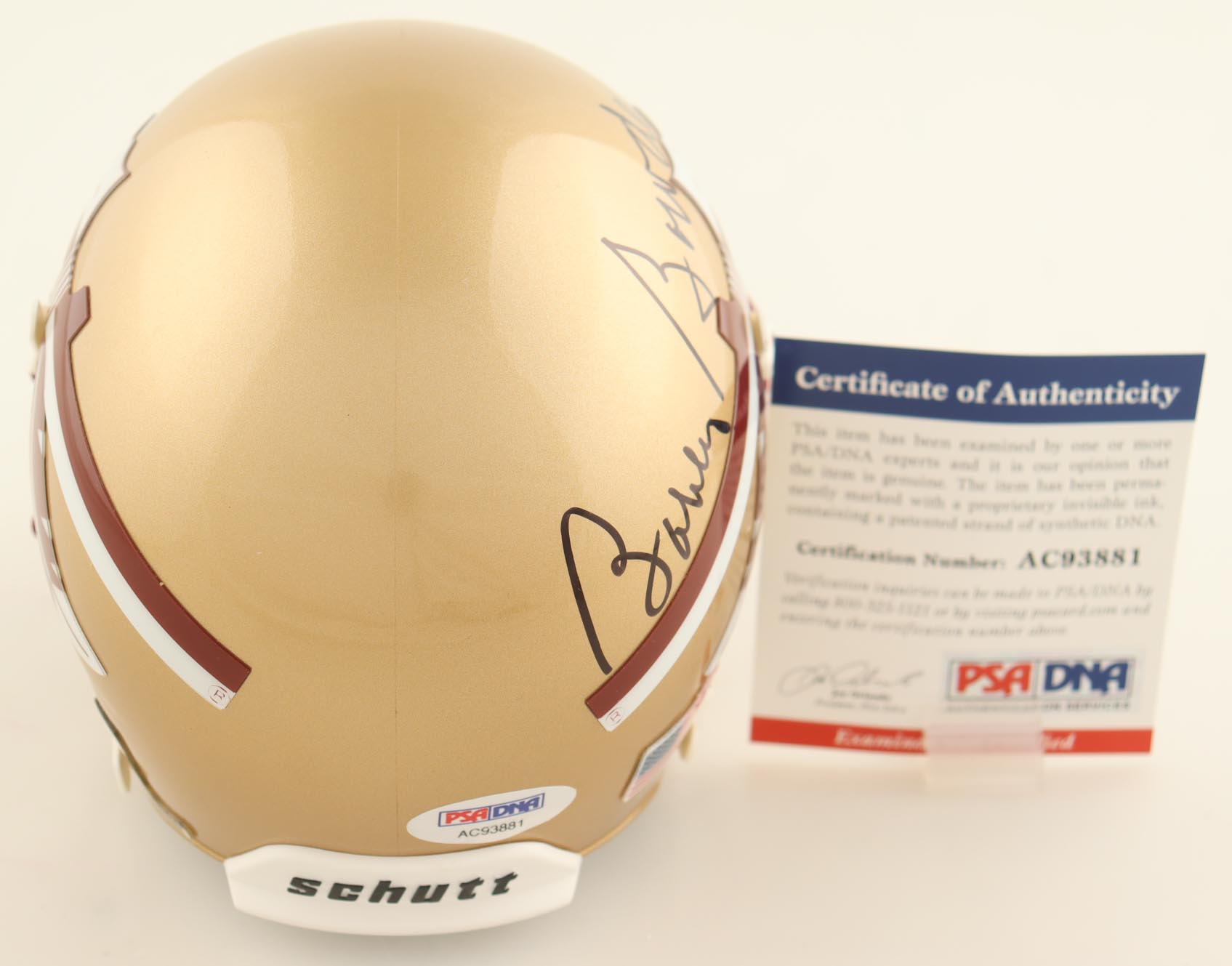 Bobby Bowden Signed Florida State Seminoles Mini Helmet (PSA) at PristineAuction.com Bobby Bowden Signed Florida State Seminoles Mini Helmet (PSA) at PristineAuction.com