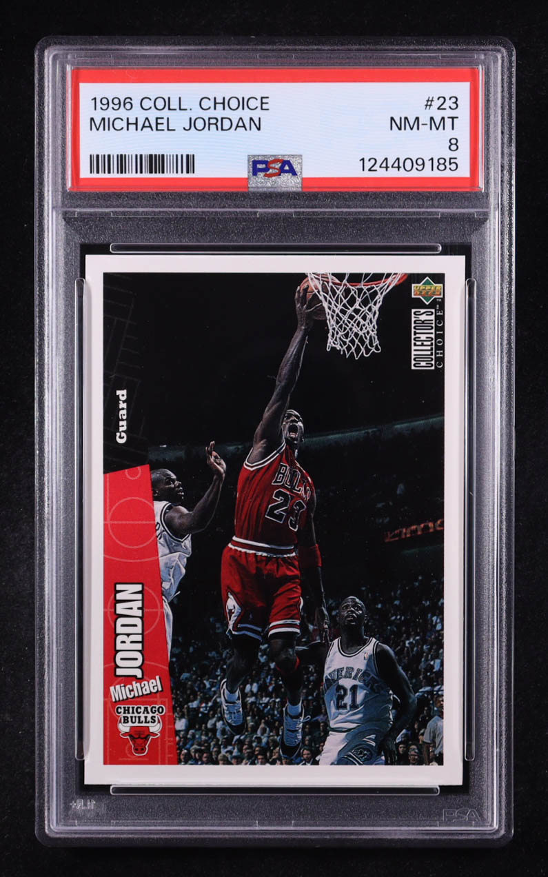 Michael Jordan 1996-97 Collector's Choice #23 (PSA 8) at PristineAuction.com Michael Jordan 1996-97 Collector's Choice #23 (PSA 8) at PristineAuction.com