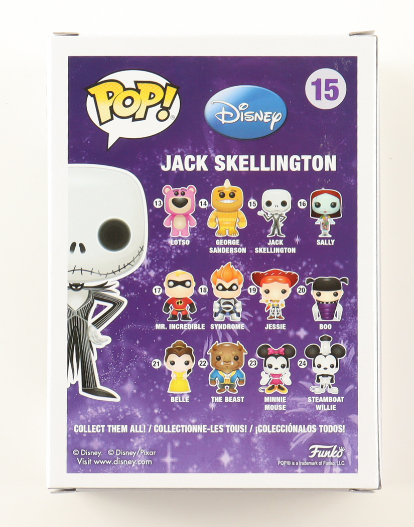 Danny Elfman Signed "Disney" #15 Jack Skellington Funko Pop! Vinyl Figure (ACOA) at PristineAuction.com Danny Elfman Signed "Disney" #15 Jack Skellington Funko Pop! Vinyl Figure (ACOA) at PristineAuction.com