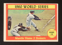 Mickey Mantle 1961 Topps World Series Game 2 Slams 2 Homers #307 at PristineAuction.com