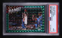 LeBron James 2020-21 Panini Mosaic Bang! Mosaic Green #11 (PSA 9) at PristineAuction.com
