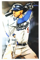 "Freddie Freeman" Dodgers LE 12x18 Lithograph by Joshua Barton #/500 (PA) at PristineAuction.com