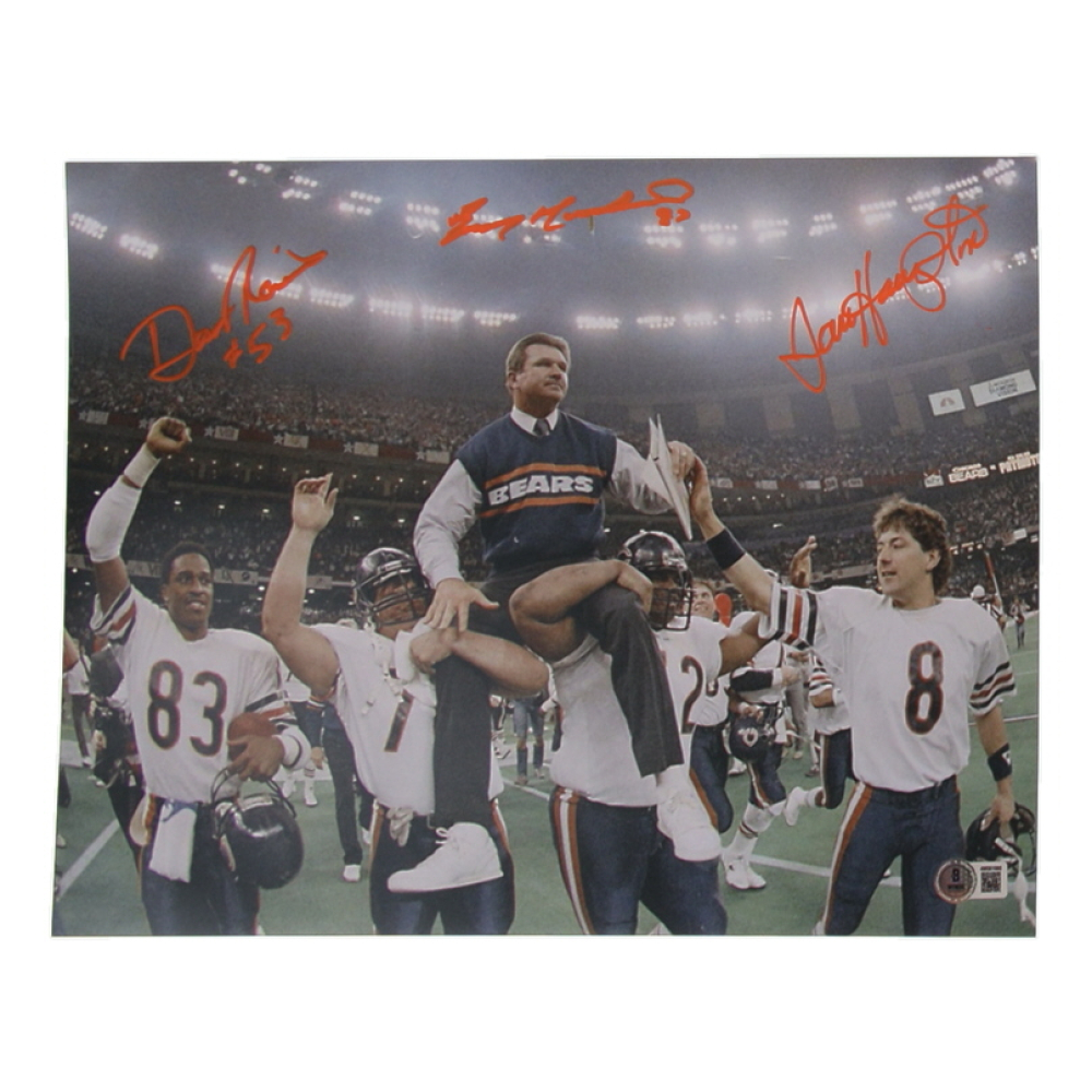 Dan Hampton, Dan Rains & Emery Moorehead Signed Bears 11x14 Photo ...