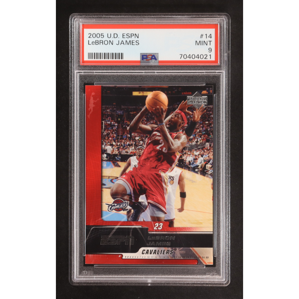LeBron James 2005-06 Upper Deck ESPN #14 (PSA 9) at PristineAuction.com