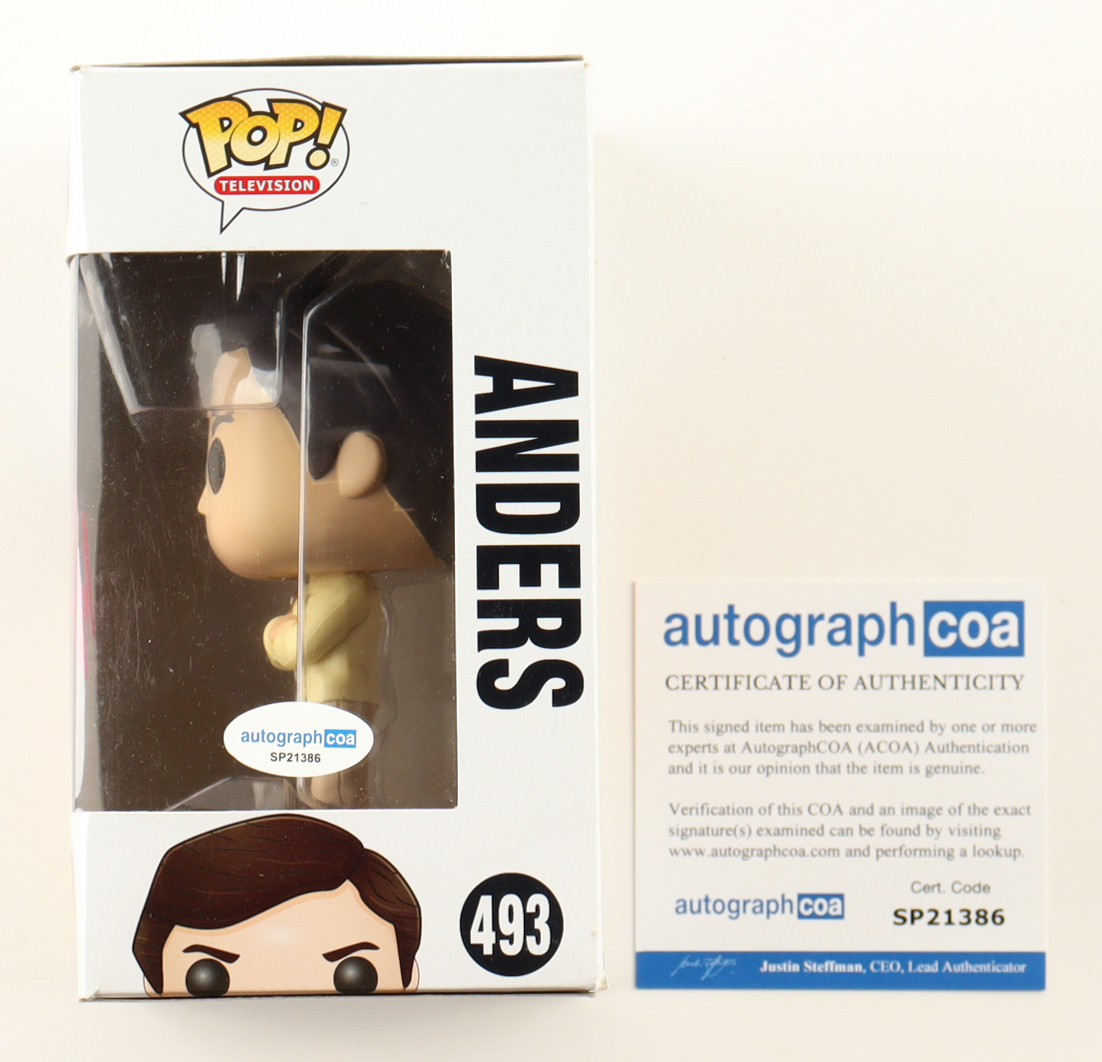 Anders Holm Signed "Workaholics" #493 Anders Funko Pop! Vinyl Figure (ACOA) at PristineAuction.com Anders Holm Signed "Workaholics" #493 Anders Funko Pop! Vinyl Figure (ACOA) at PristineAuction.com