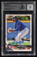 Vladimir Guerrero Jr. Signed 2018 Bowman Prospects #BP150 RC (BGS | Auto Graded 10) at PristineAuction.com