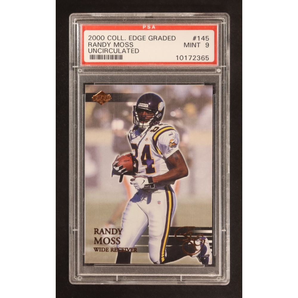 Randy Moss 2000 Collector's Edge EG Uncirculated #145 (PSA 9) at PristineAuction.com