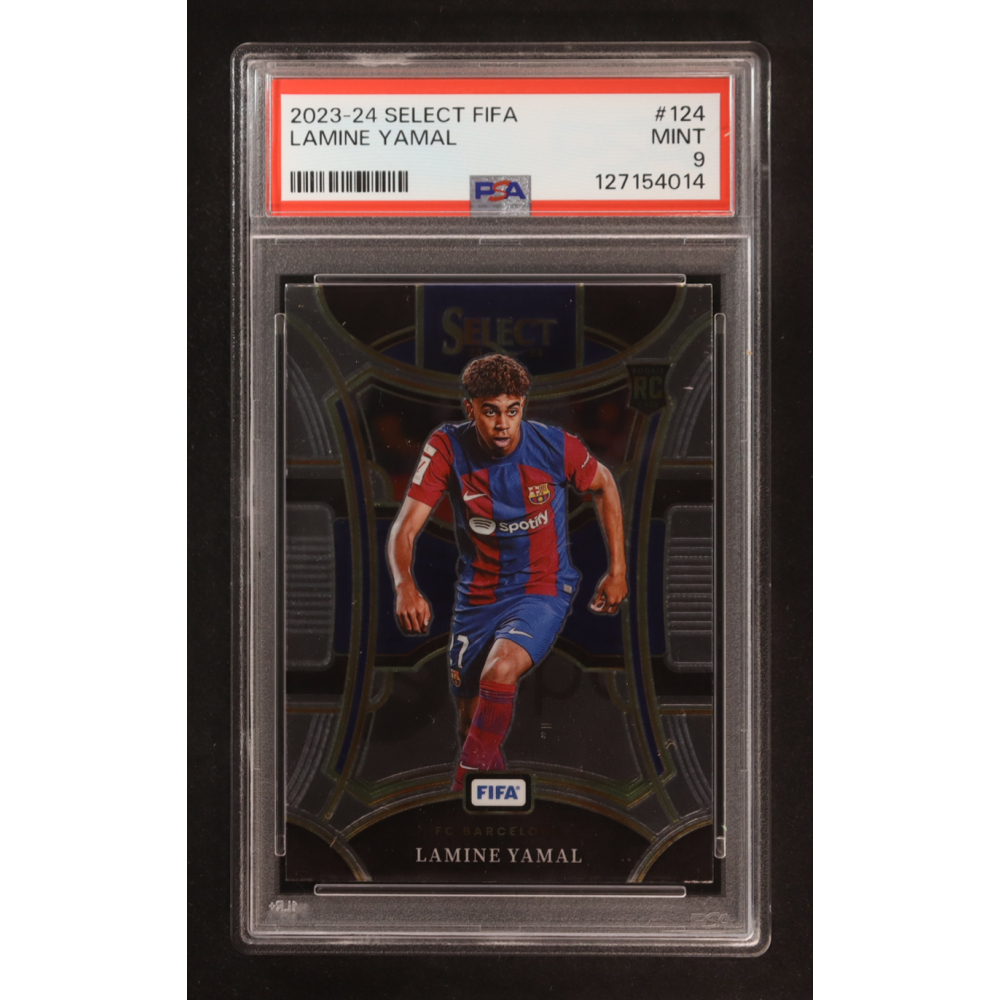 Lamine Yamal 2023-24 Select FIFA #124 RC (PSA 9) at PristineAuction.com