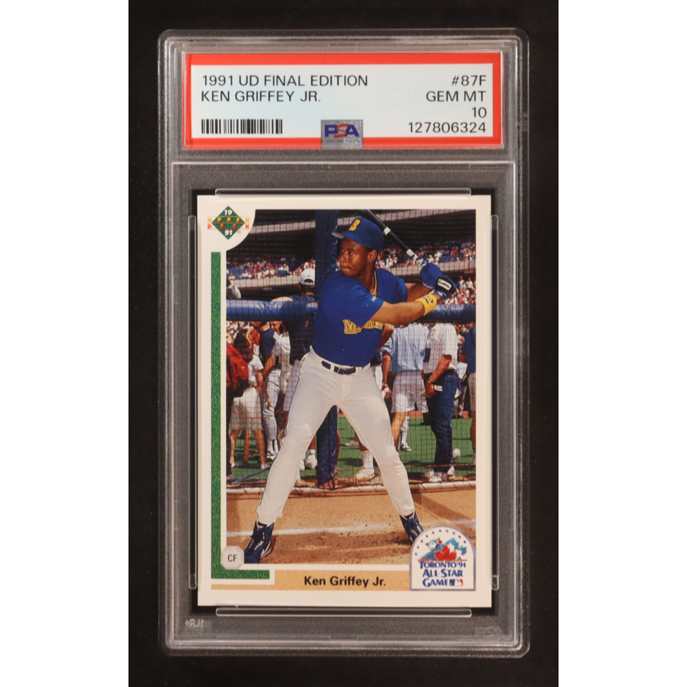 Ken Griffey Jr. 1991 Upper Deck Final Edition #87F (PSA 10) at PristineAuction.com