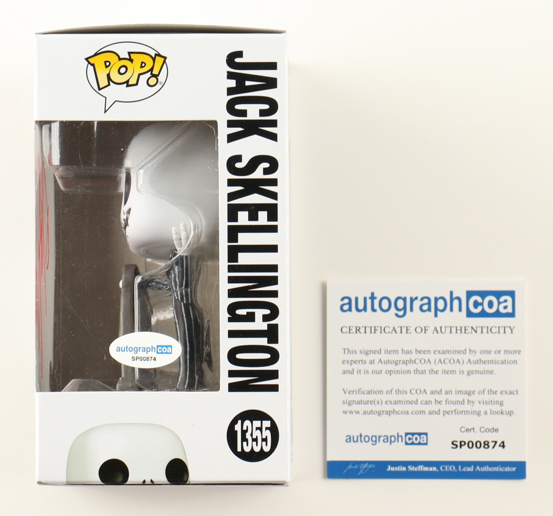 Danny Elfman Signed "Disney" #1355 Jack Skellington Funko Pop! Vinyl Figure (ACOA) at PristineAuction.com Danny Elfman Signed "Disney" #1355 Jack Skellington Funko Pop! Vinyl Figure (ACOA) at PristineAuction.com
