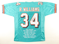 Ricky Williams Signed Career Highlight Stat Jersey (JSA) at PristineAuction.com