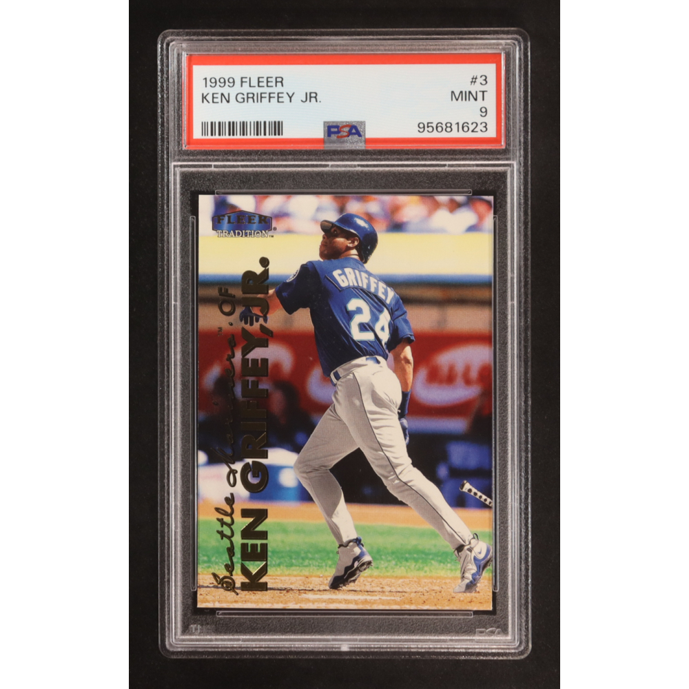 Ken Griffey Jr. 1999 Fleer Tradition #3 (PSA 9) at PristineAuction.com