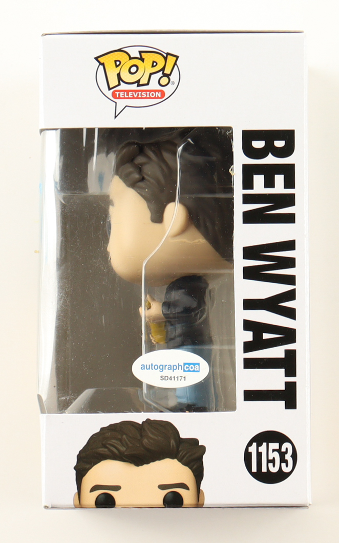 Adam Scott Signed "Parks and Recreation" #1153 Ben Wyatt Funko Pop! Vinyl Figure (ACOA) at PristineAuction.com Adam Scott Signed "Parks and Recreation" #1153 Ben Wyatt Funko Pop! Vinyl Figure (ACOA) at PristineAuction.com