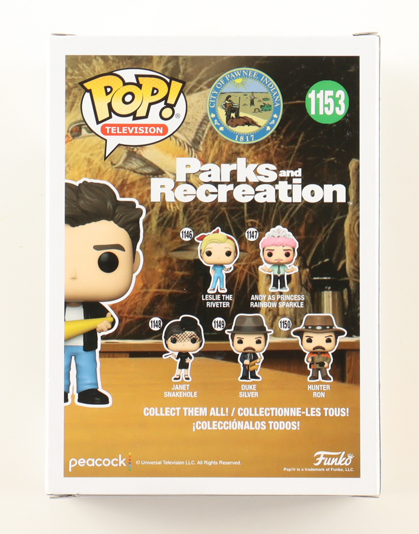 Adam Scott Signed "Parks and Recreation" #1153 Ben Wyatt Funko Pop! Vinyl Figure (ACOA) at PristineAuction.com Adam Scott Signed "Parks and Recreation" #1153 Ben Wyatt Funko Pop! Vinyl Figure (ACOA) at PristineAuction.com