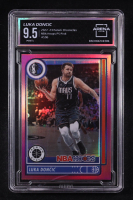 Luka Doncic 2022-23 Panini Chronicles Pink #596 Hoops Premium Stock (Arena 9.5) at PristineAuction.com