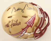 Bobby Bowden & Jimbo Fisher Signed Florida State Seminoles Speed Mini Helmet (PSA) at PristineAuction.com