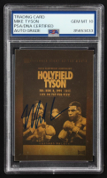 Mike Tyson Signed 1992 Kayo Gold Hologram #10 (PSA | Auto 10) at PristineAuction.com