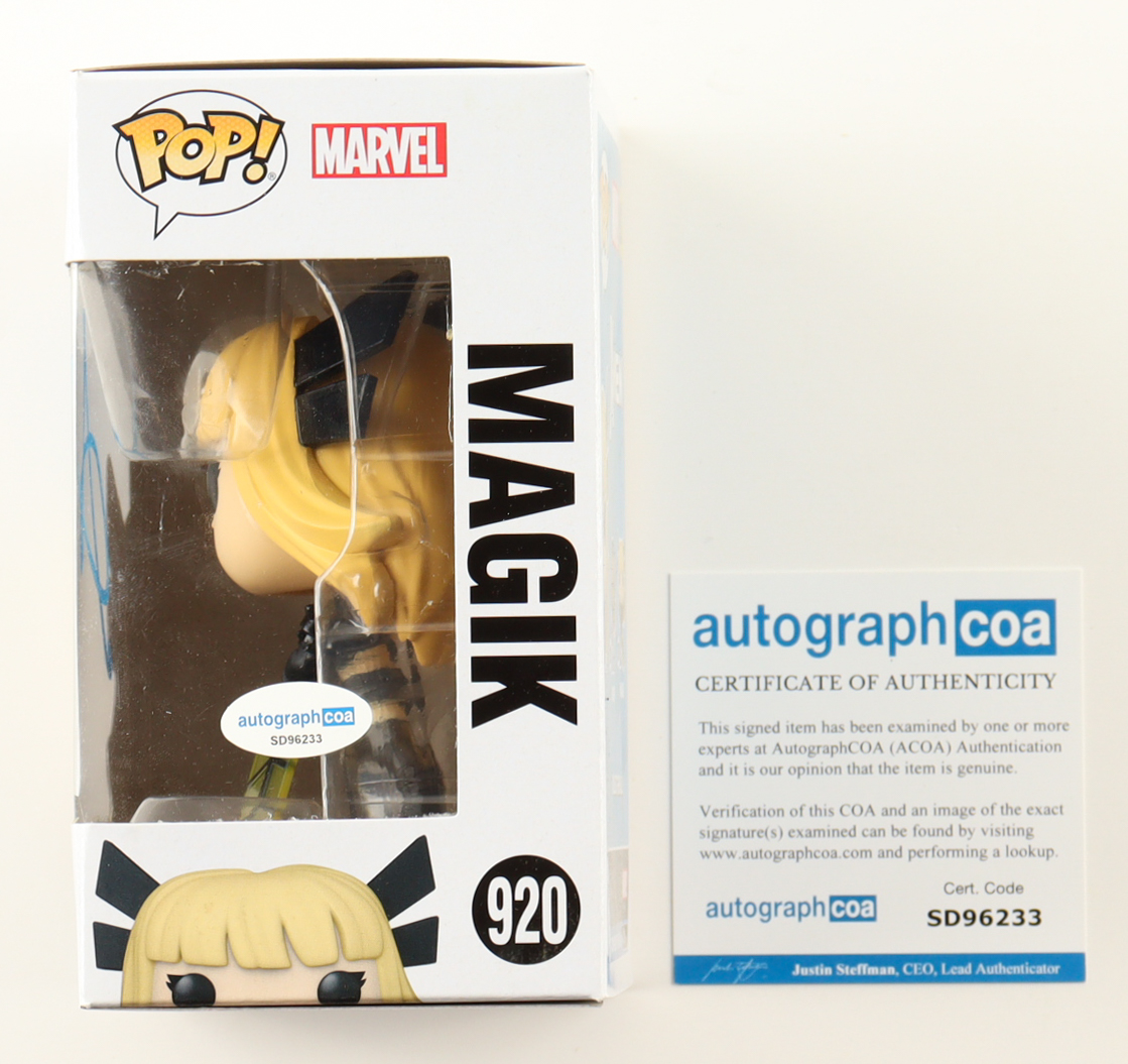 Anya Taylor-Joy Signed "X-Men" #920 Magik Bobble-Head Funko Pop! Vinyl Figure (ACOA) at PristineAuction.com Anya Taylor-Joy Signed "X-Men" #920 Magik Bobble-Head Funko Pop! Vinyl Figure (ACOA) at PristineAuction.com
