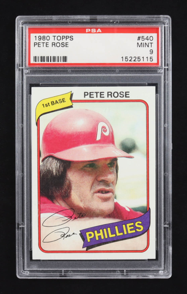 Pete Rose 1980 Topps #540 (PSA 9)