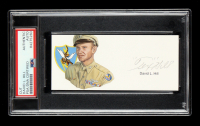 David "Tex" Hill Signed Cut With Portrait (PSA) at PristineAuction.com