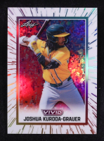 Joshua Kuroda-Grauer 2025 Leaf Vivid Prismatic White #65 RC #1/1 at PristineAuction.com