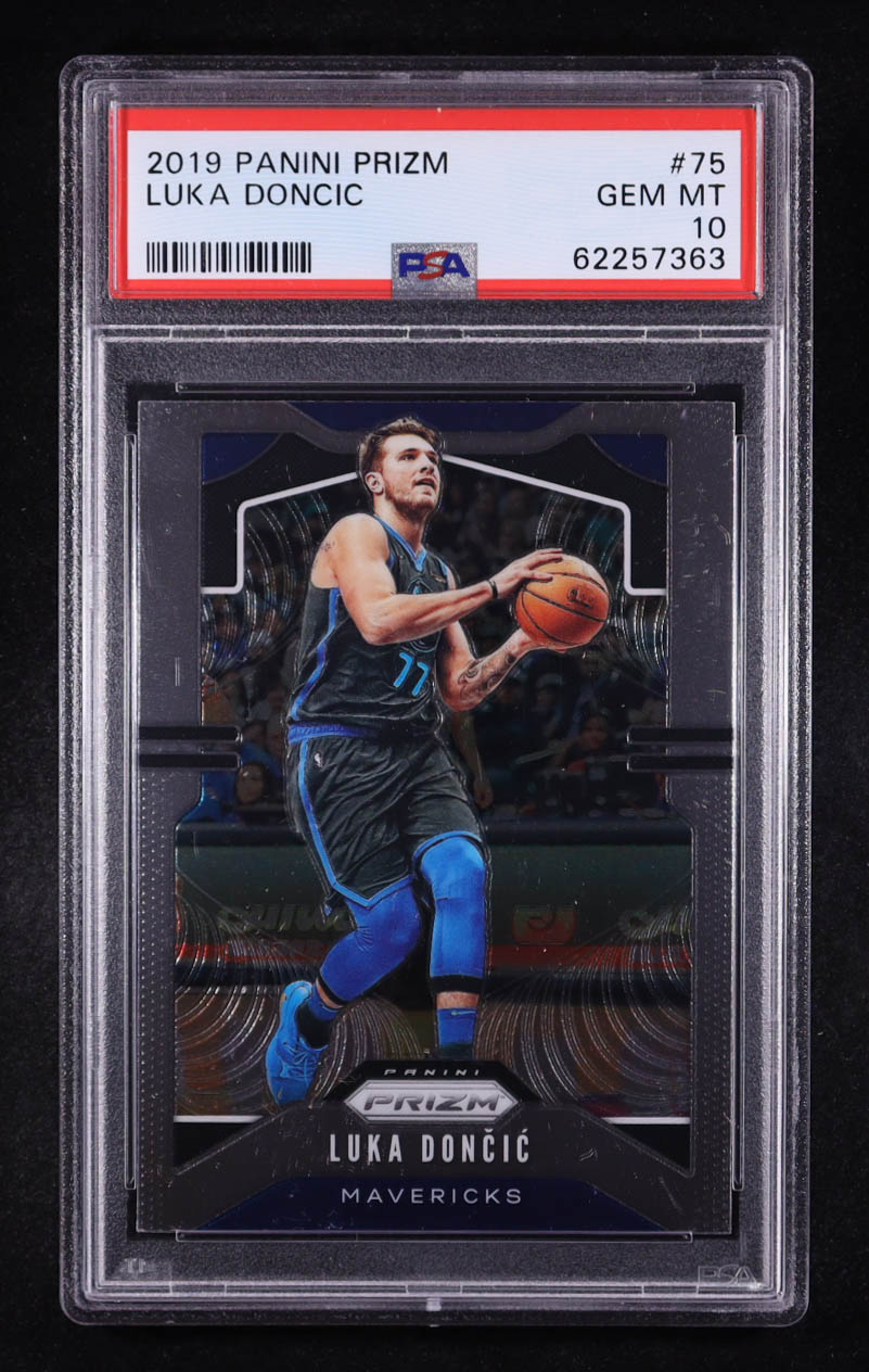 Luka Doncic 2019-20 Panini Prizm #75 (PSA 10) at PristineAuction.com Luka Doncic 2019-20 Panini Prizm #75 (PSA 10) at PristineAuction.com