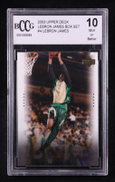 LeBron James 2003 Upper Deck LeBron James Box Set #4 Center Of Attention RC (BCCG 10) at PristineAuction.com