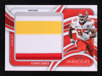 Chris Jones 2024 Panini Immaculate Collection Patches Auto #IL-CJS #10/25 at PristineAuction.com