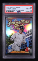 Aaron Judge 2024 Topps Chrome Summertime in the Park #SITP3 (PSA 10) at PristineAuction.com