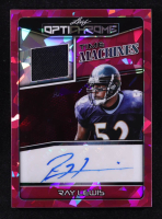 Ray Lewis 2025 Leaf Optichrome Time Machines Auto #TM-RL1 #1/1 at PristineAuction.com