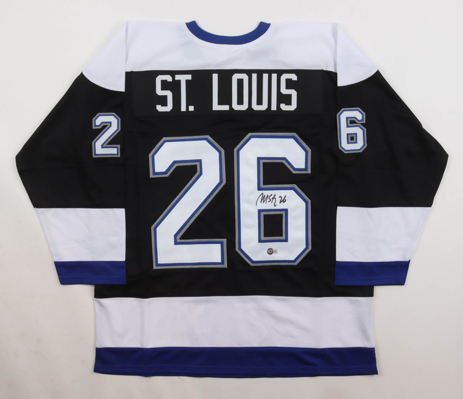 Martin St. Louis Signed Jersey (Beckett) at PristineAuction.com Martin St. Louis Signed Jersey (Beckett) at PristineAuction.com